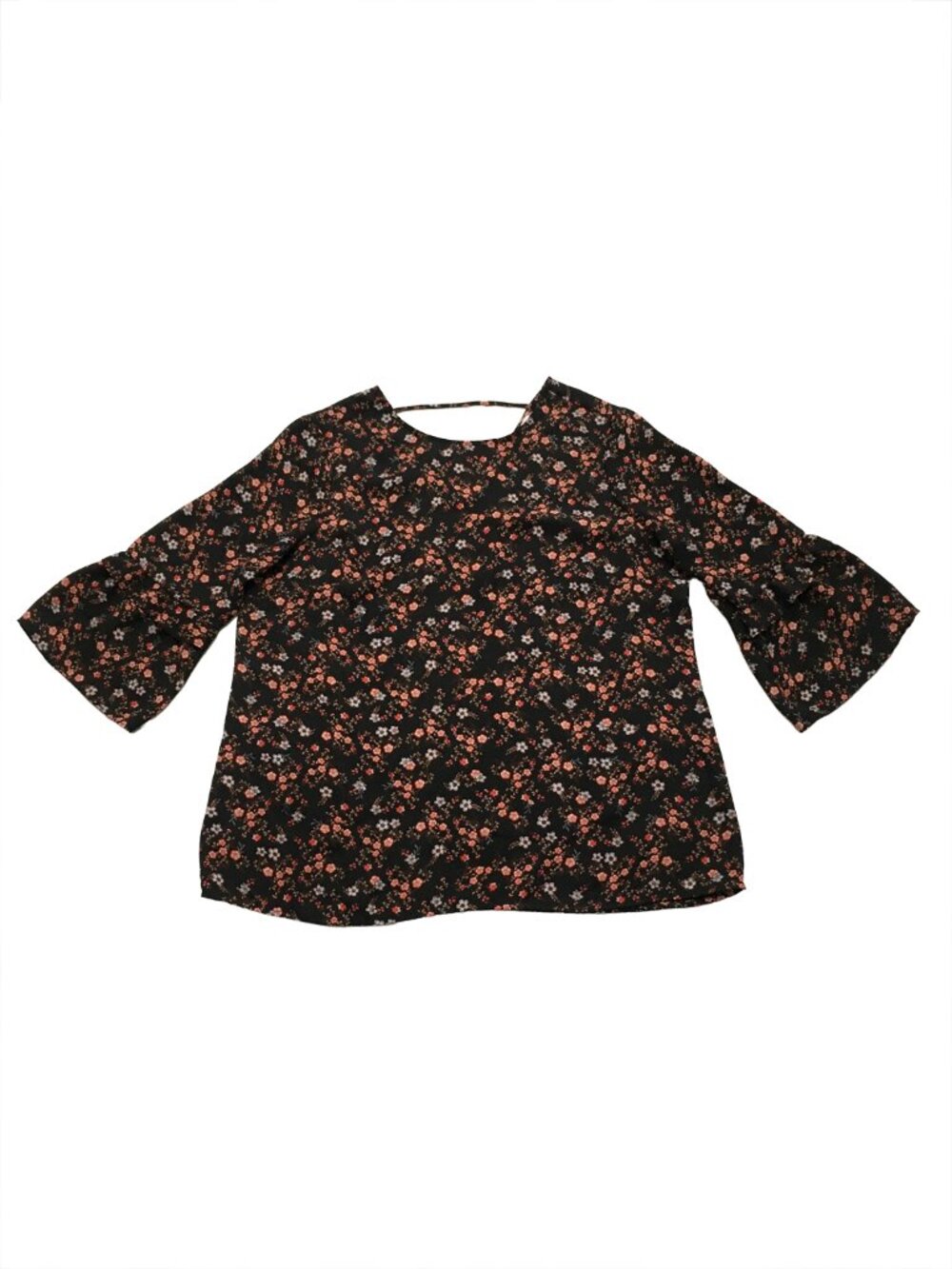 Women's Floral Blouse Size Medium by DR 2 - Picture 3 of 4